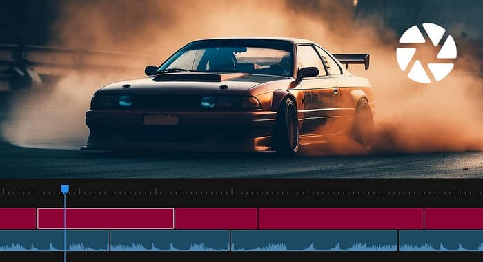 Timeline profissional de edição de vídeo no Premiere Pro